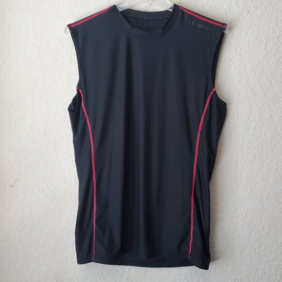 Devops Men's Muscle Shirt Sleeveless Gym Workout Tank Top Black Size 2XL - Picture 4 of 6